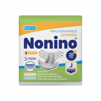 Pañal Nonino Juvenil X x 8 unidades