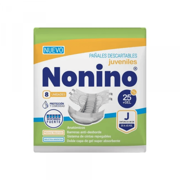 Pañal Nonino Juvenil X x 8 unidades