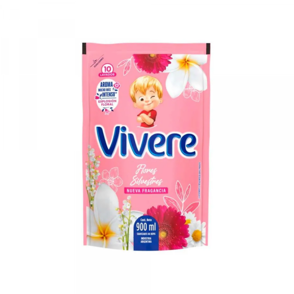 Suavizante Vivere Flores Silvestres Explosión Floral 900 ml