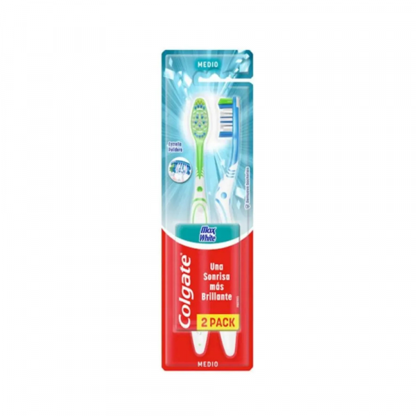 Cepillo Colgate Max White x 2 unidades