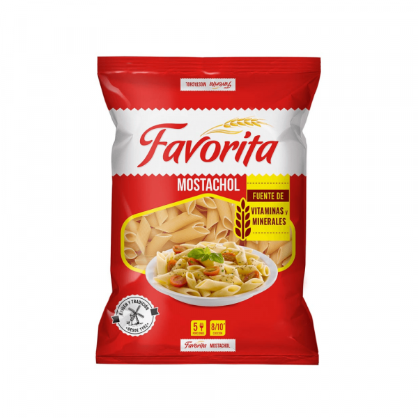Fideos Favorita Mostachol 500 gr