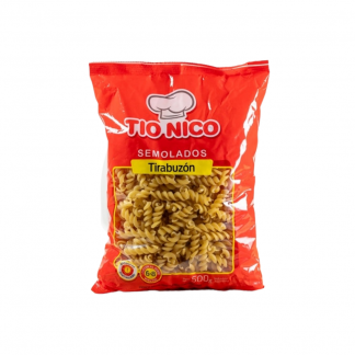 Fideos Tío Nico Tirabuzon 500 gr