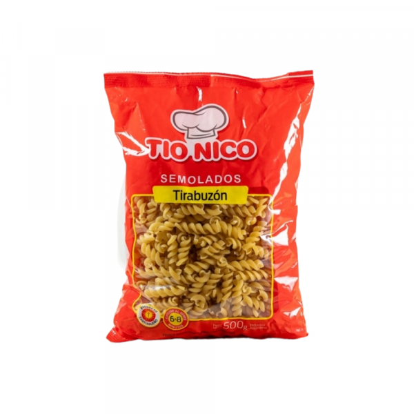 Fideos Tío Nico Tirabuzon 500 gr