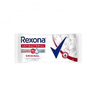 Jabón Rexona Antibacterial 99% Original 3 unid x 90 gr