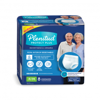 Ropa Interior Plenitud Protect Plus P/M 8 unidades