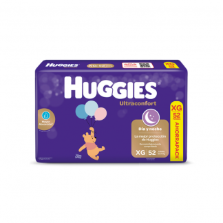 Pañal Huggies Ultra Confort Ahorro XG x 52 unidades