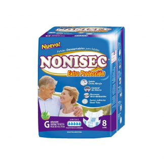 Pañal Nonisec Extra Protección GR x 8 unidades
