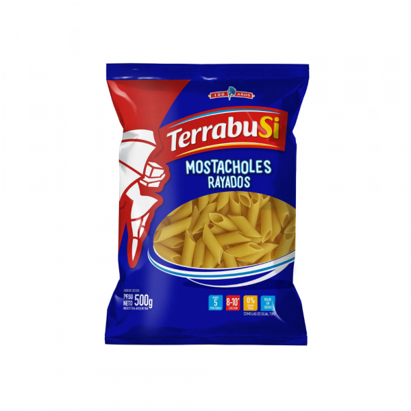 Fideos Terrabusi Mostachol Rayado 500 gr
