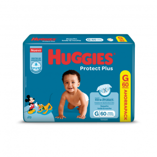 Pañal Huggies Protect Plus Pack Ahorro G x 60 unidades