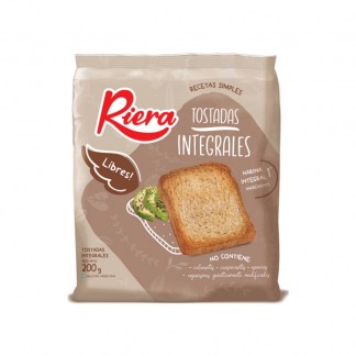 Tostadas Riera Integrales Libres 200 gr