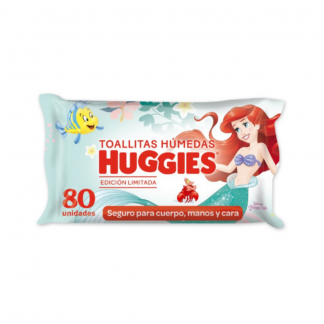 Toallas Húmedas Huggies Disney Princesa 80 unidades