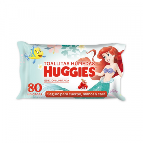 Toallas Húmedas Huggies Disney Princesa 80 unidades