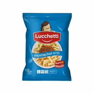 Fideos Lucchetti Mostachol Nº 51 500 gr