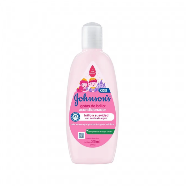 Acondicionador Johnsons Gotas de Brillo Kids 200 ml