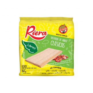 Tostadas de Arroz Clásicas Libres Riera 150 gr