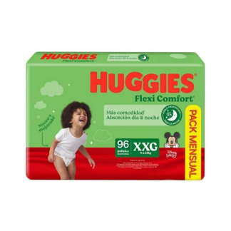 Pañal Huggies Flexi Comfort Ahorro Disney XXG x 96 unidades