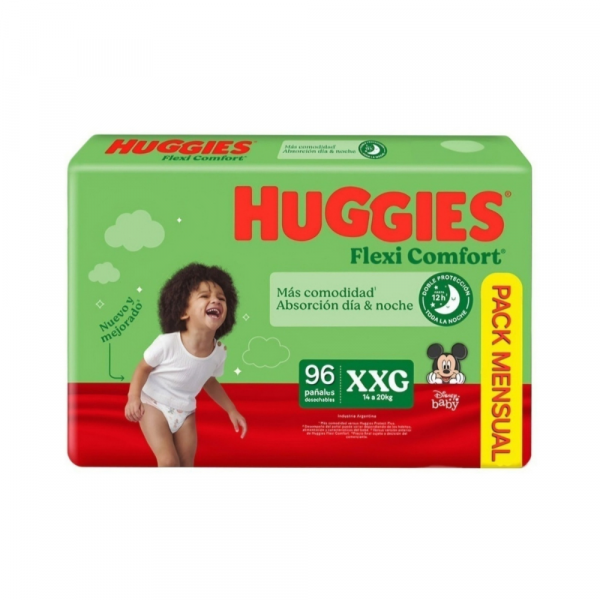 Pañal Huggies Flexi Comfort Ahorro Disney XXG x 96 unidades