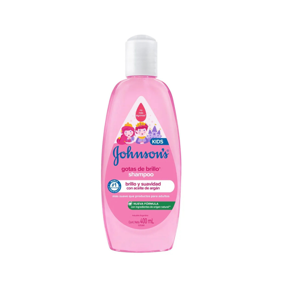 Shampoo Johnson’s Kids Gotas de Brillo Nueva Fórmula 400 ml