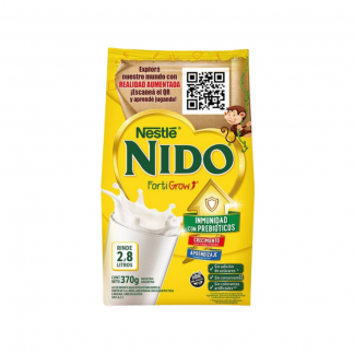 Leche en Polvo Nido Fortigrow 370 gr