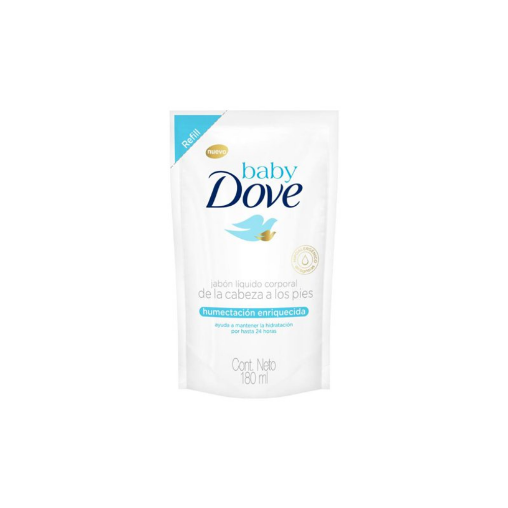 Jabón Líquido Dove Baby Humectación Enriquecida 180 ml DP