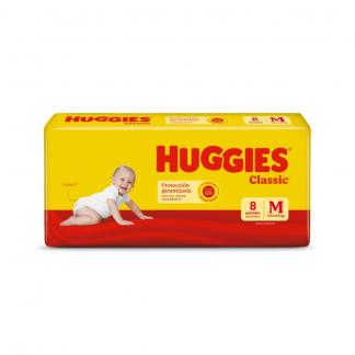 Pañal Huggies Classic Regular M x 8 unidades