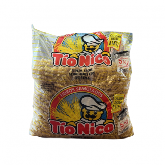 Fideos Tío Nico Tirabuzón 5 kg