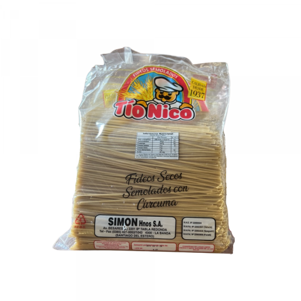 Fideos Tío Nico Tallarín 5 kg