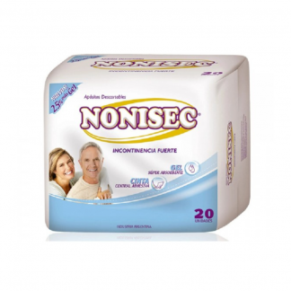 Apósitos Nonisec Incontinencia Fuerte 20 unidades