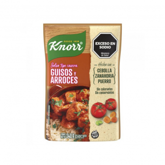 Knorr Salsa Lista Guisos y Arroces 340 gr