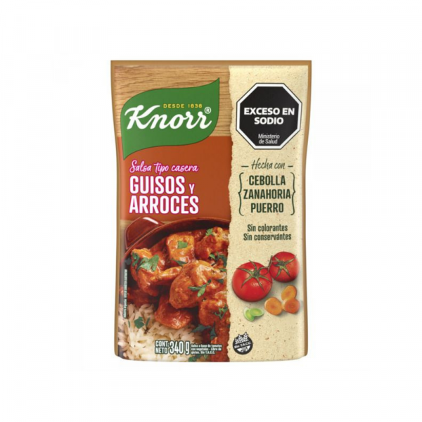Knorr Salsa Lista Guisos y Arroces 340 gr