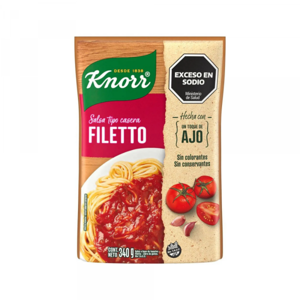 Knorr Salsa Lista Filetto 340 gr