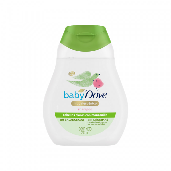 Shampoo Dove Baby Cabellos Claros con Manzanilla 200 ml