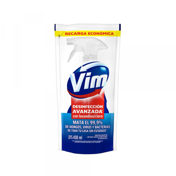 Vim Desinfección Avanzada 450 ml DP