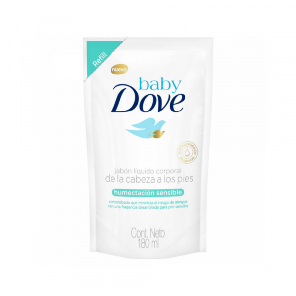 Jabón Líquido Dove Baby Humectación Sensible 180 ml DP
