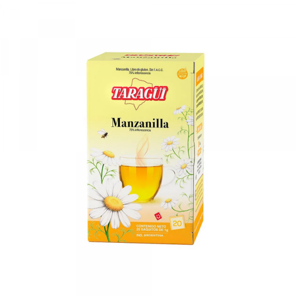 Té Taragüi Silvestre Manzanilla 20 saquitos