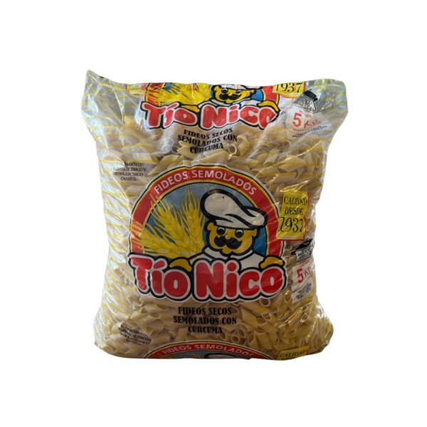 Fideos Tío Nico Mostachol 5 kg