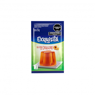 Gelatina Exquisita Light Durazno 25 gr