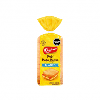 Pan de Masa Madre Bauducco Blanco 390 gr