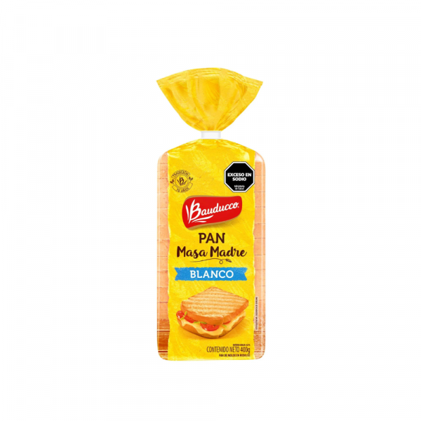 Pan de Masa Madre Bauducco Blanco 390 gr