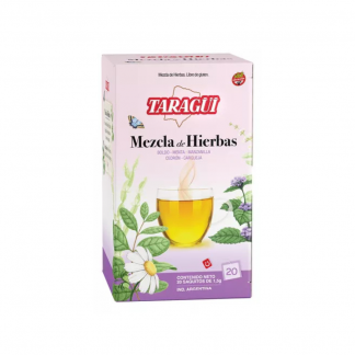 Té Taragüi Silvestre Mezcla de Hierbas 20 saquitos