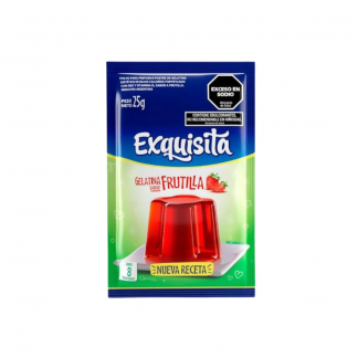 Gelatina Exquisita Light Frutilla 25 gr