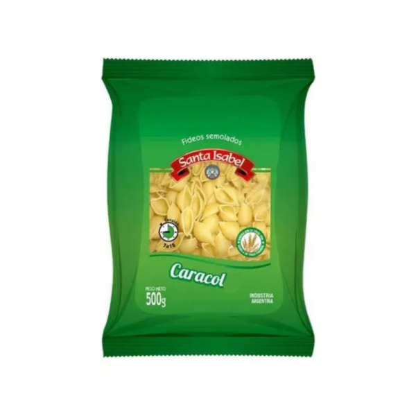 Fideos Santa Isabel Caracol 500 gr