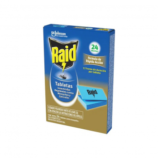 Tabletas Raid Rápida Acción 24 unidades