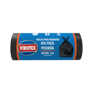 Bolsas Virutex Ata Fácil 45x55 cm Rollo 20 unidades