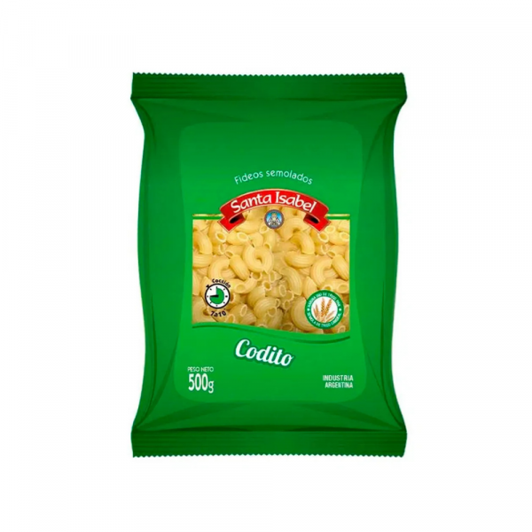 Fideos Santa Isabel Codito 500 gr