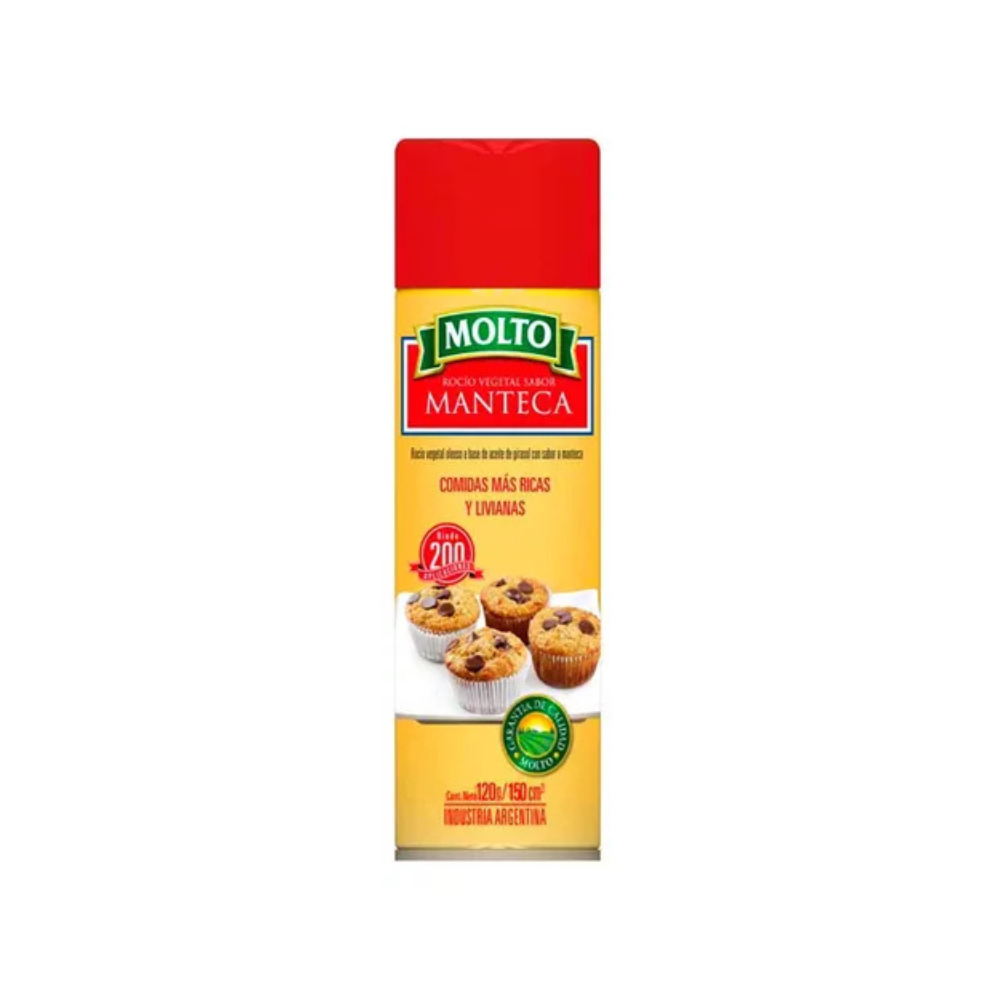 Molto Aceite Manteca Aerosol 120 ml