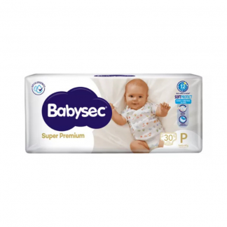 Pañal Babysec Super Premium P x 30 unidades