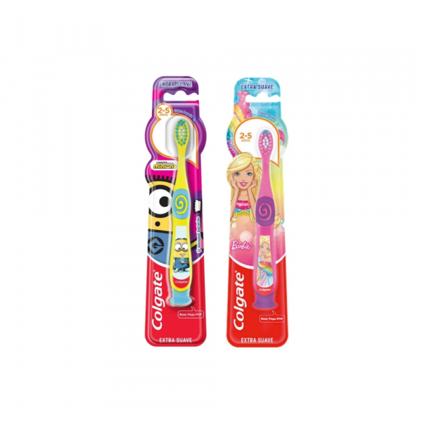 Cepillo Colgate Kids Minions/Barbies 2-5 años