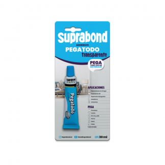 Pegamento Suprabond Pegatodo Transparente 30 ml