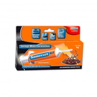Jeringa para Cucarachas Somerset Gel 6 gr